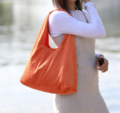 Marlisa Strauss Triangle Bag Cord Orange